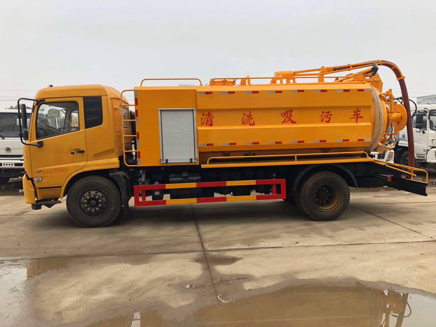 东风天锦清洗吸污车联合疏通车 城市管网的清道夫